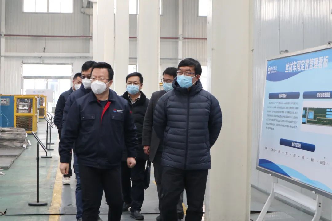 黨委書記、院長張平祥院士到賽特公司慰問干部職工